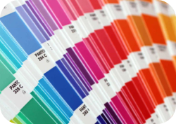 Печать выполняется красками Pantone – нанесение до 6 цветов
